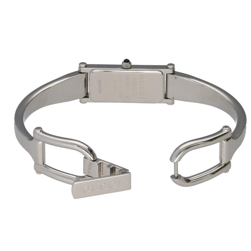 GUCCI グッチ/バングルウォッチ・シルバー/クオーツ/1500L//089****/ABランク/75