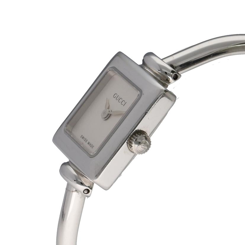 GUCCI グッチ/スクエアバングルウォッチ・シルバー/クオーツ/1900L//028****/ABランク/75