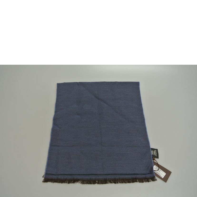 CUCCI グッチ/ストール マフラー 紺茶//Sランク/87