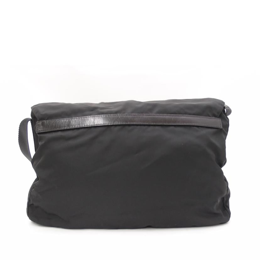 PRADA プラダ 斜め掛け 黒 レディース メンズ/ナイロンショルダー/ブラック/BT1738//31 29/Aランク/69