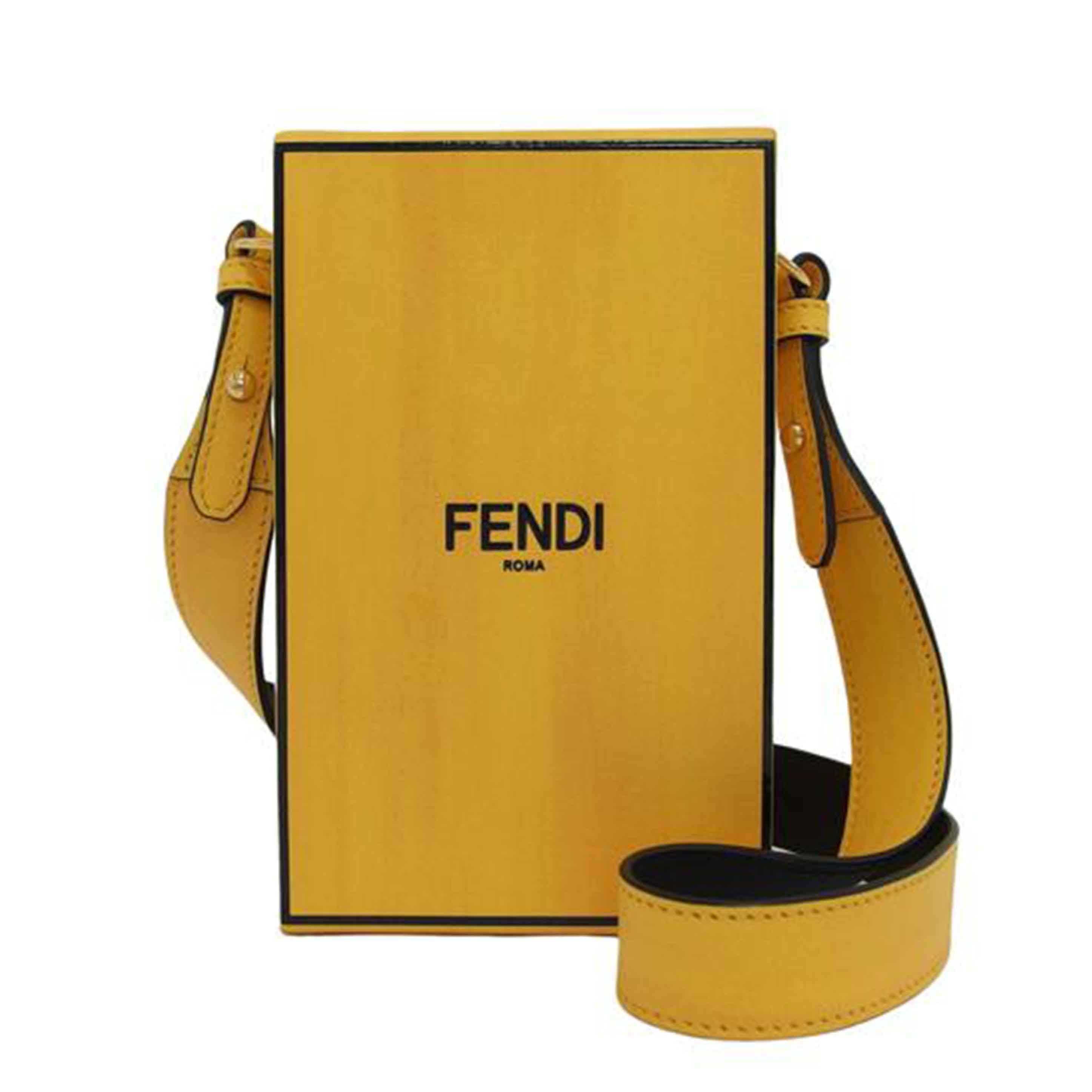 ＦＥＮＤＩ フェンディ レザー ロゴ ポシェット/ブランドバッグ・小物 