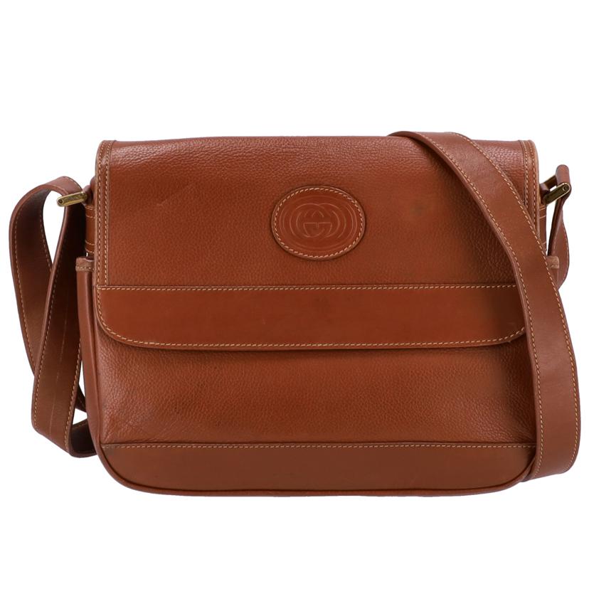 GUCCI グッチ/インターロッキングGレザーショルダー /001.14//0185/Bランク/75