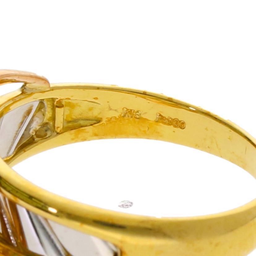 K18/Pt900/K18/Ptダイヤリング0.06/#11/3.4g//0.06/Aランク/75