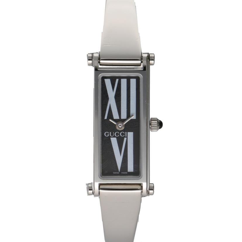 GUCCI グッチ/バングルウォッチ・ブラック/クオーツ/1500L//105*****/ABランク/75