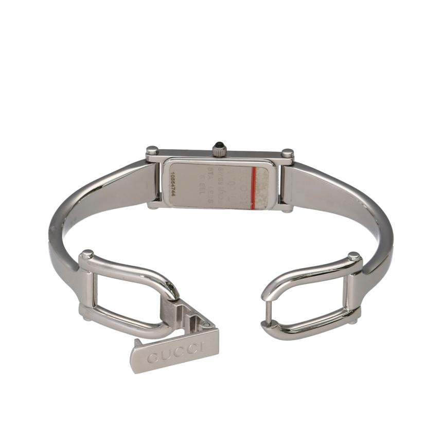 GUCCI グッチ/バングルウォッチ・ブラック/クオーツ/1500L//105*****/ABランク/75