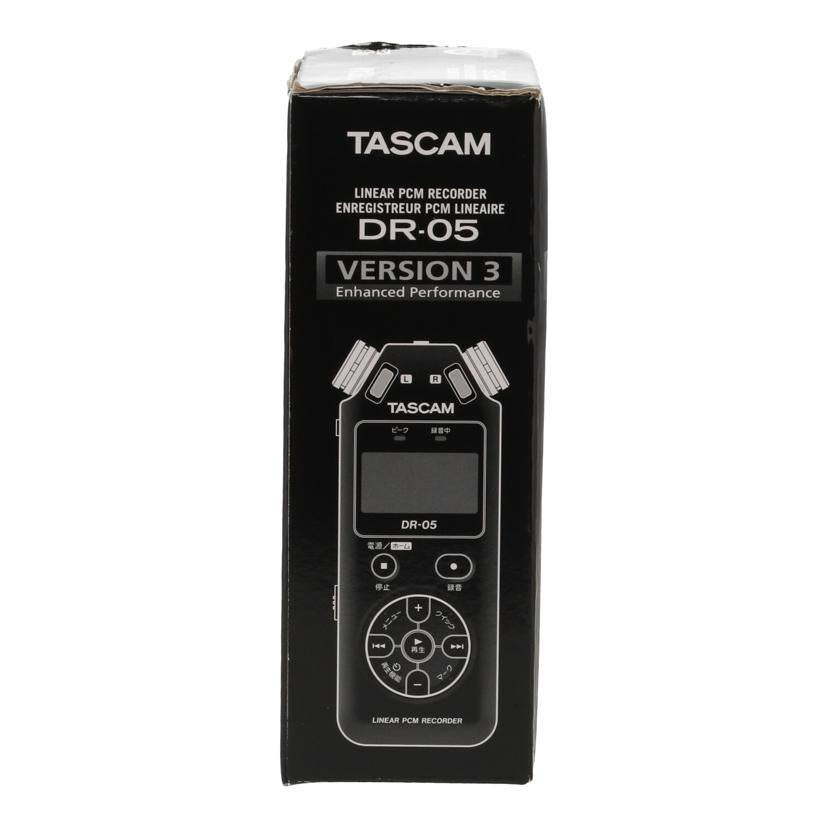 TASCAM タスカム/リニアPCMレコーダー/DR-05-V3//2271927/Sランク/77