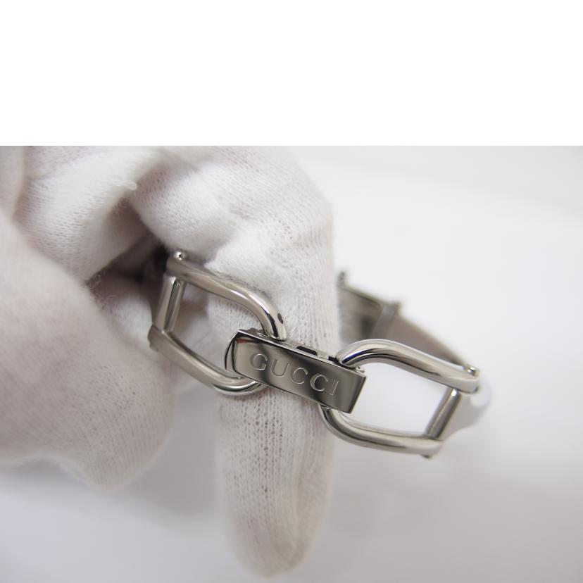 GUCCI グッチ/ピンクシェル文字盤/バングルウォッチ/クォーツ/1500L//1144870/Aランク/04