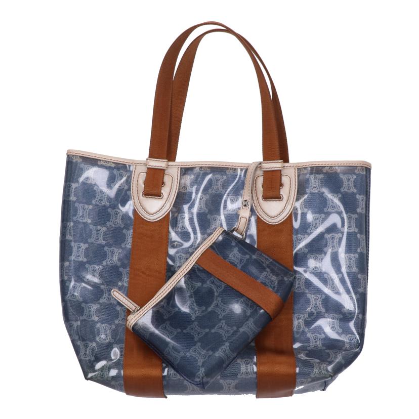 CELINE セリーヌ/マカダム ビニールトート//ABランク/75