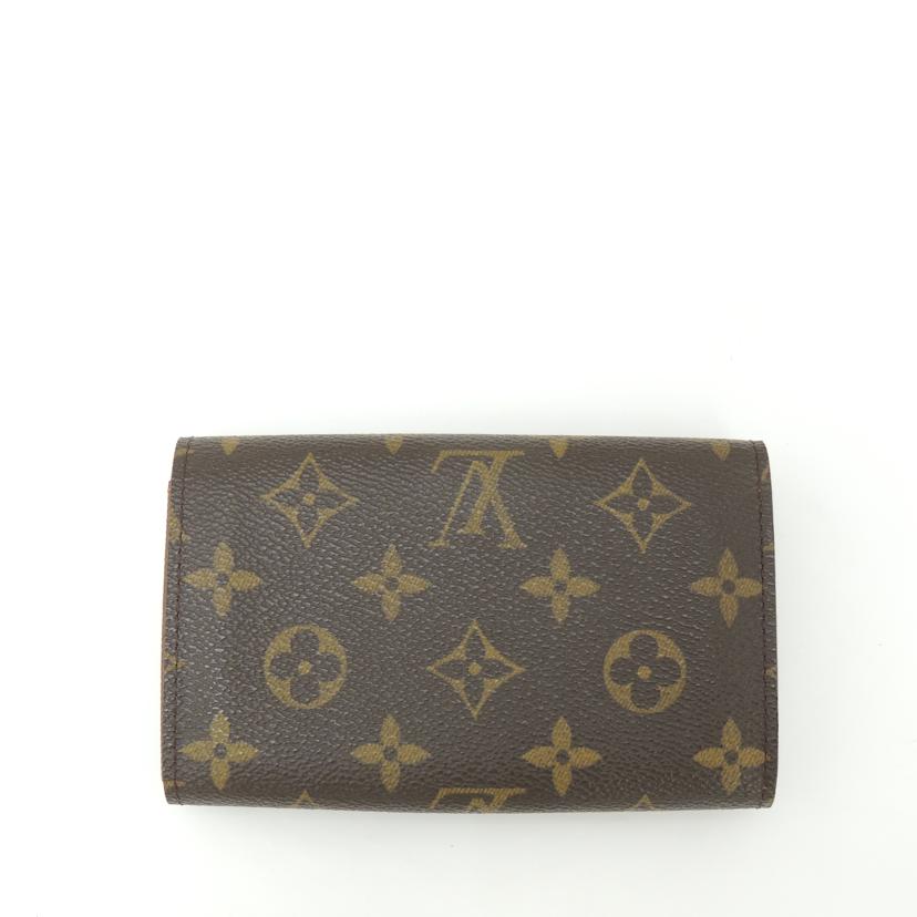 LOUIS VUITTON ルイ・ヴィトン 財布 L字ファスナー 二つ折りブラウン ユニセックス/ポルトモネビエ・トレゾール/モノグラム/M61730//CA0064/SAランク/69