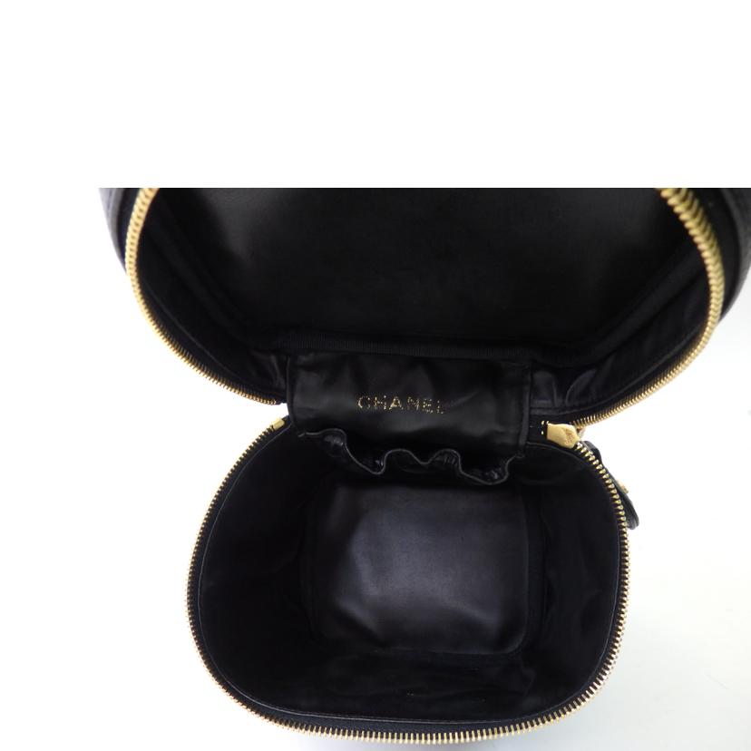 CHANEL シャネル/ココマークバニティ/キャビアスキン/黒/ゴールド金具//8497721/ABランク/84