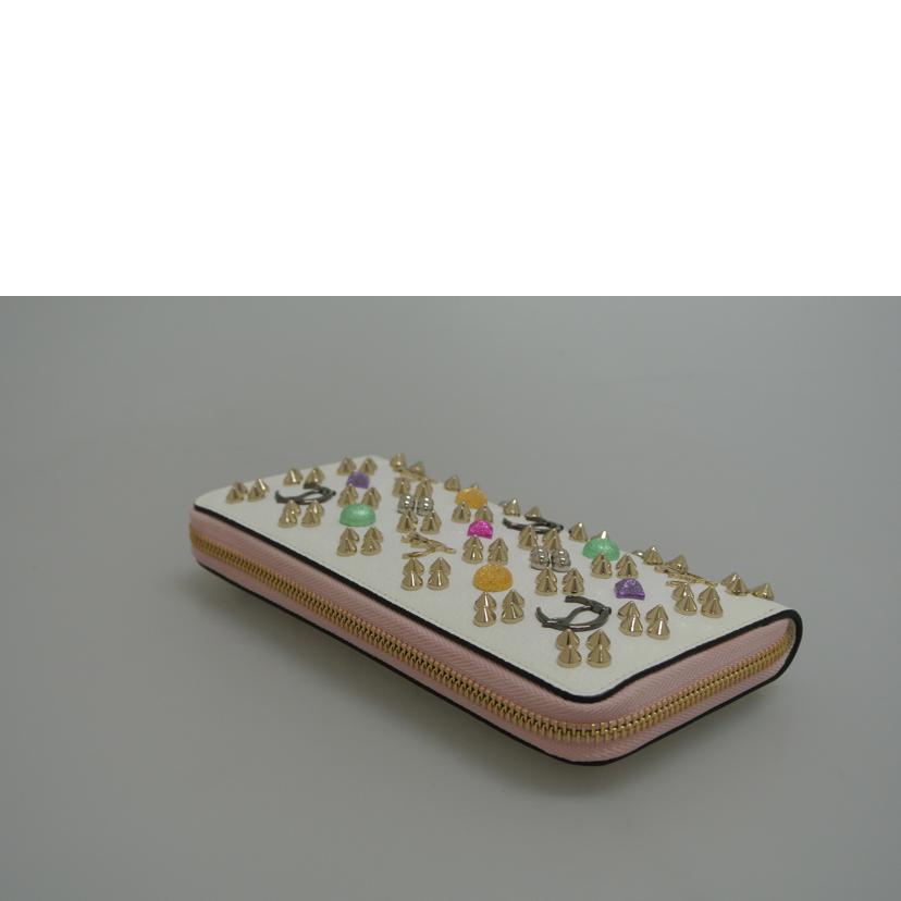 C.Louboutin クリスチャンルブタン/パネトーネスタッズ ラウンドジップ長財布/1185140//ABランク/87