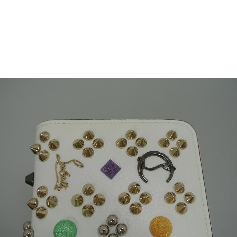 C.Louboutin クリスチャンルブタン/パネトーネスタッズ ラウンドジップ長財布/1185140//ABランク/87