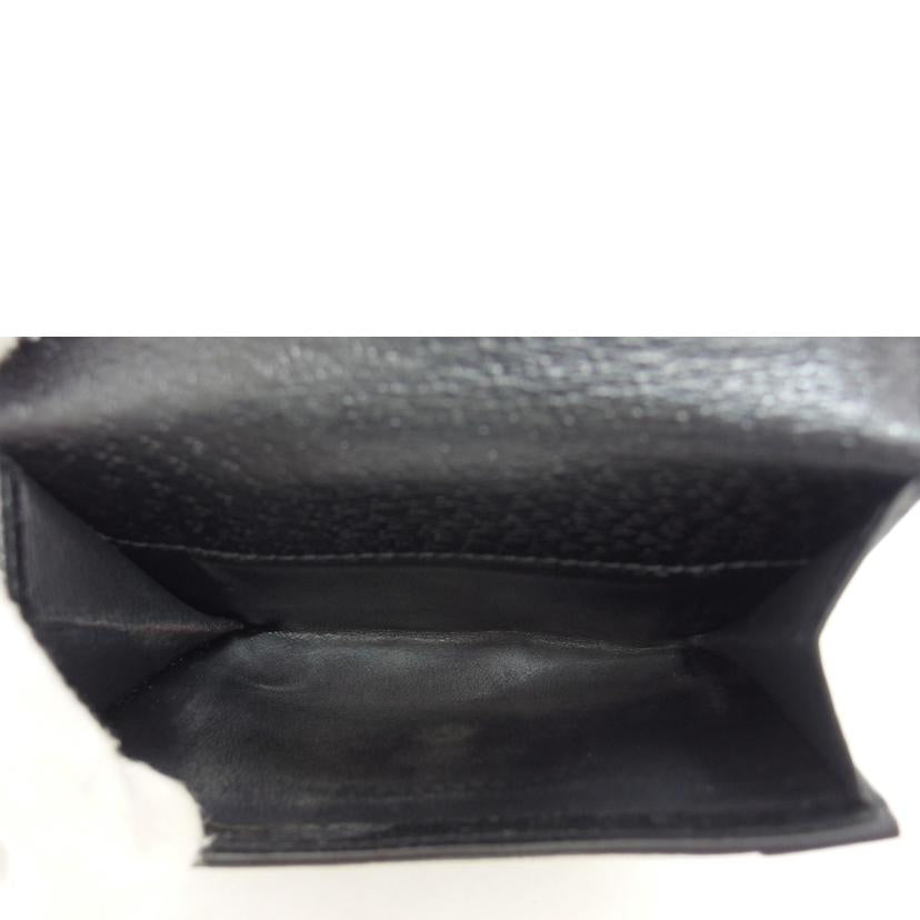 GUCCI グッチ/GGキャンバス/Wホック財布/ブラック/154117//2184/Bランク/04
