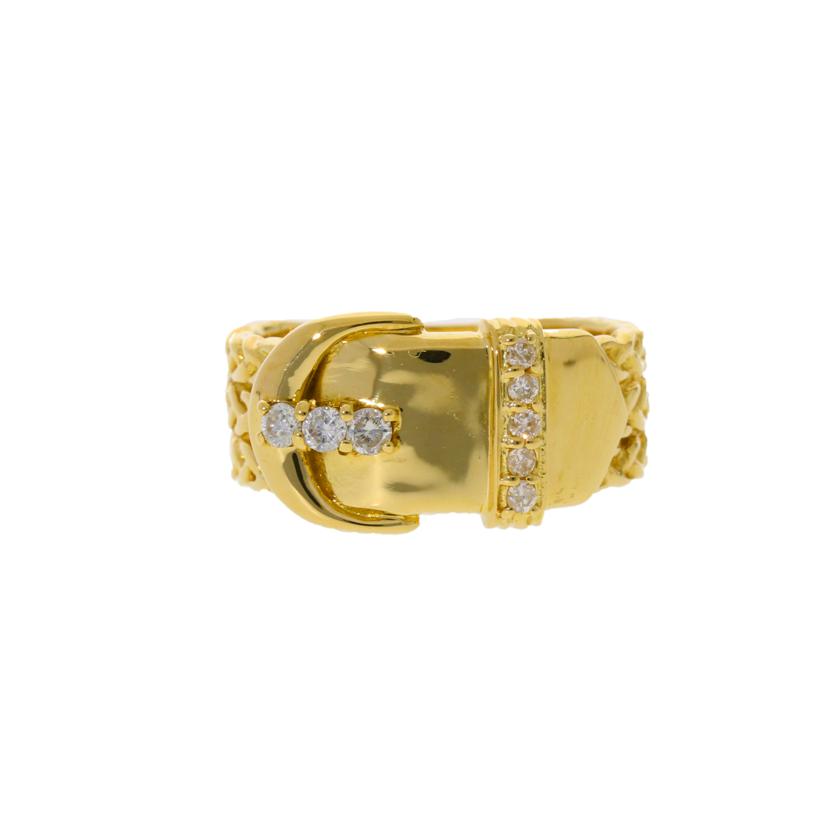 / K18ダイヤリング 0.16ct//Aランク/75
