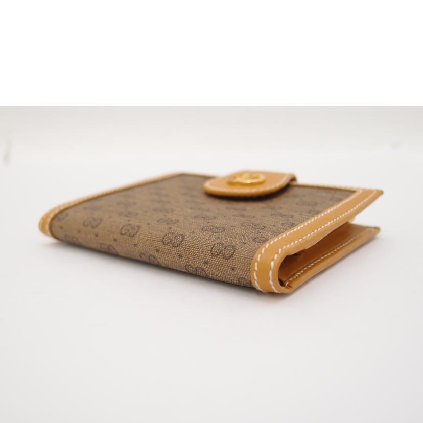 GUCCI グッチ レディース/オールドグッチがま口二つ折り財布/ベージュ/035.001//0902/Aランク/69