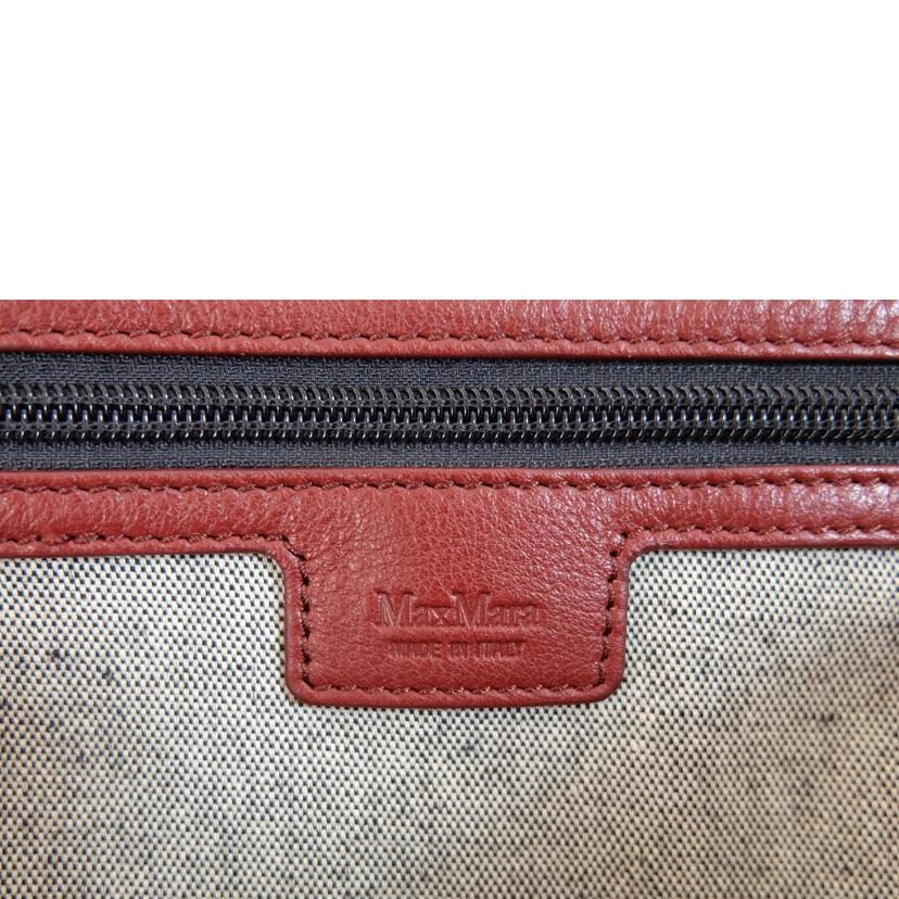 MaxMara マックスマーラ/MaxMara レザー2WAYバッグ 赤/14-51-62887//ABランク/71