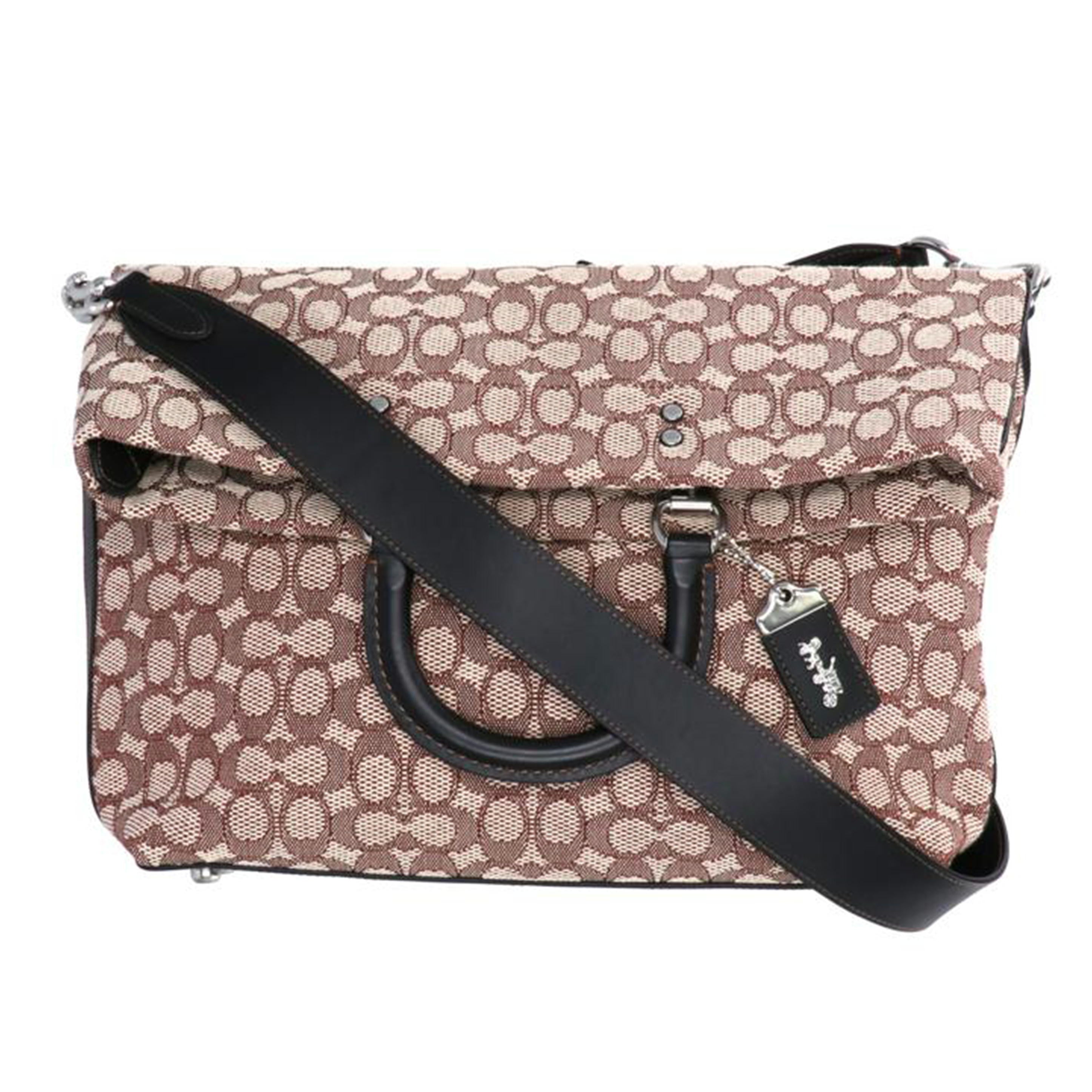 COACH コーチ/シグネチャーテキスタイルロウフォルドオーバートート/CE479//H22**/Aランク/77