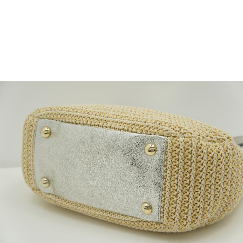 JIMMYCHOO ジミーチュー/ラフィア2WAYハンド//00WS39/ABランク/75