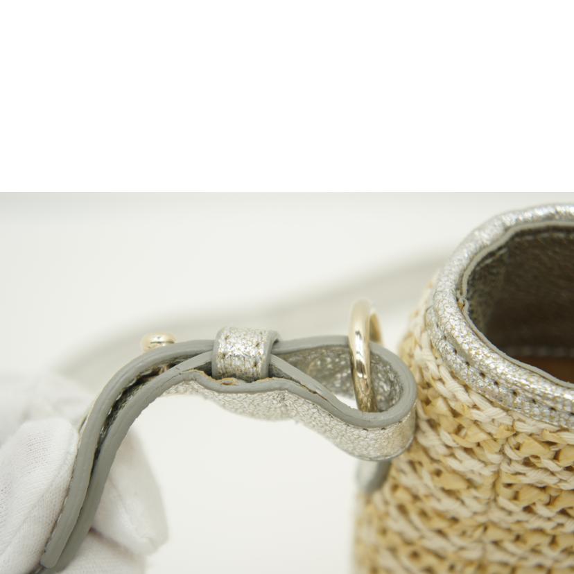 JIMMYCHOO ジミーチュー/ラフィア2WAYハンド//00WS39/ABランク/75