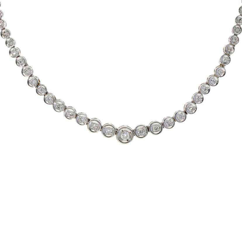 /◎ PT900ダイヤネックレス2.00ct//Aランク/75