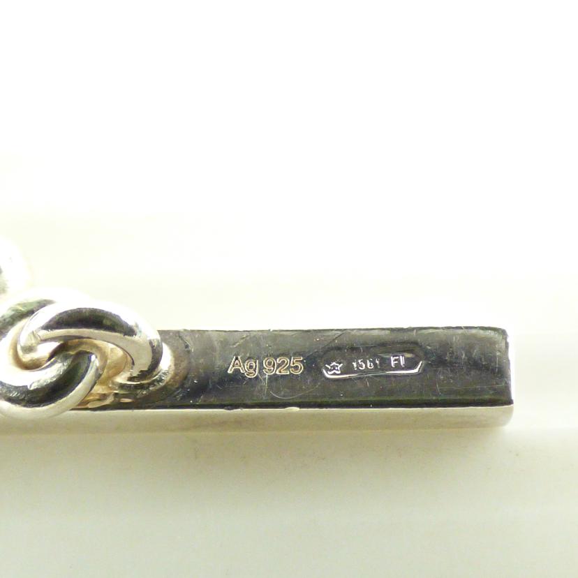 GUCCI グッチ/ダブルGペンダントシルバーネックレス//ABランク/64