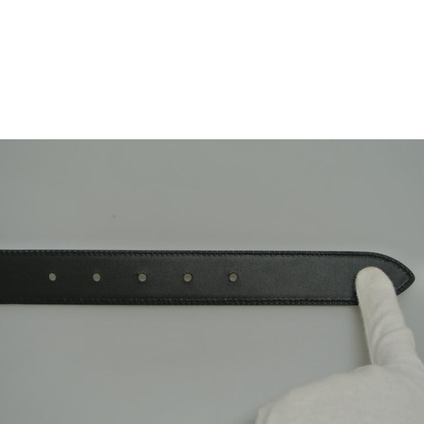 GUCCI グッチ/GGレザーベルト 黒/523306//525040/Aランク/87