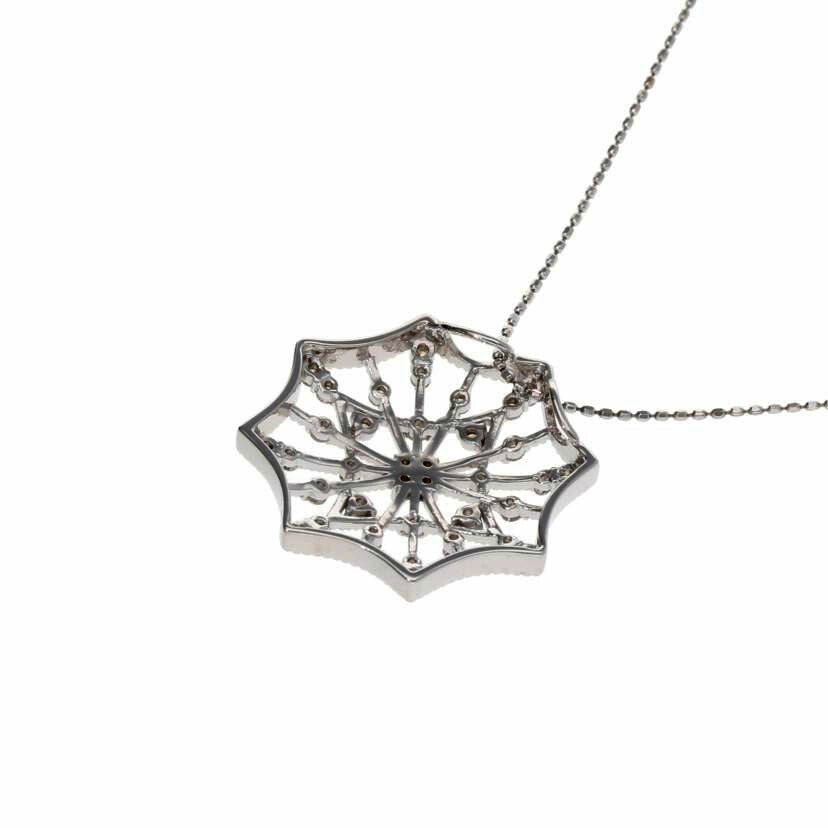 / K18WGダイヤネックレス0.50ct//Aランク/75