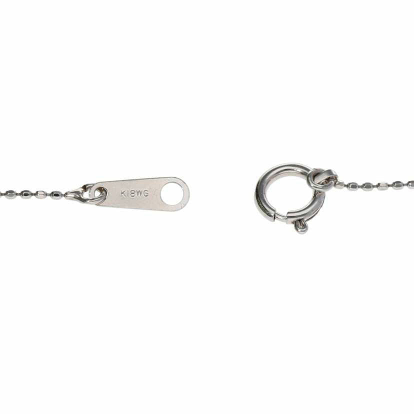 / K18WGダイヤネックレス0.50ct//Aランク/75