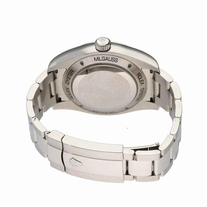 ROLEX ロレックス 腕時計 美品 新ギャラ2021年日付 ランダムシリアル ステンレス 自動巻き メンズ/ミルガウス・グリーンサファイアクリスタル/ランダム番/116400GV//359M10H3/Aランク/75