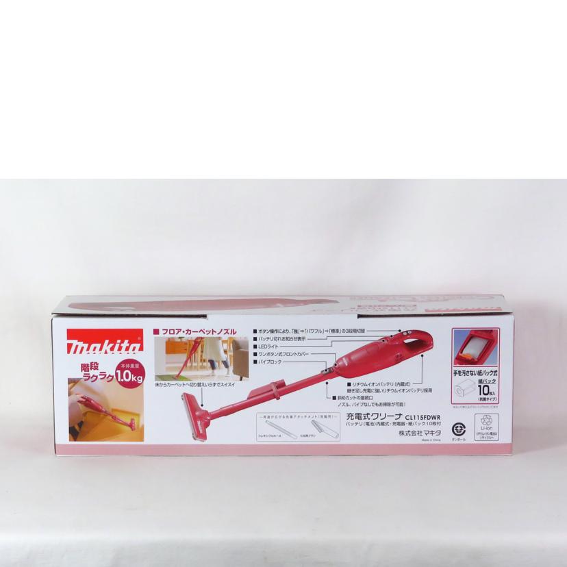 Makita マキタ/充電式クリーナ / レッド/CL115FDWR//140757K/SAランク/81
