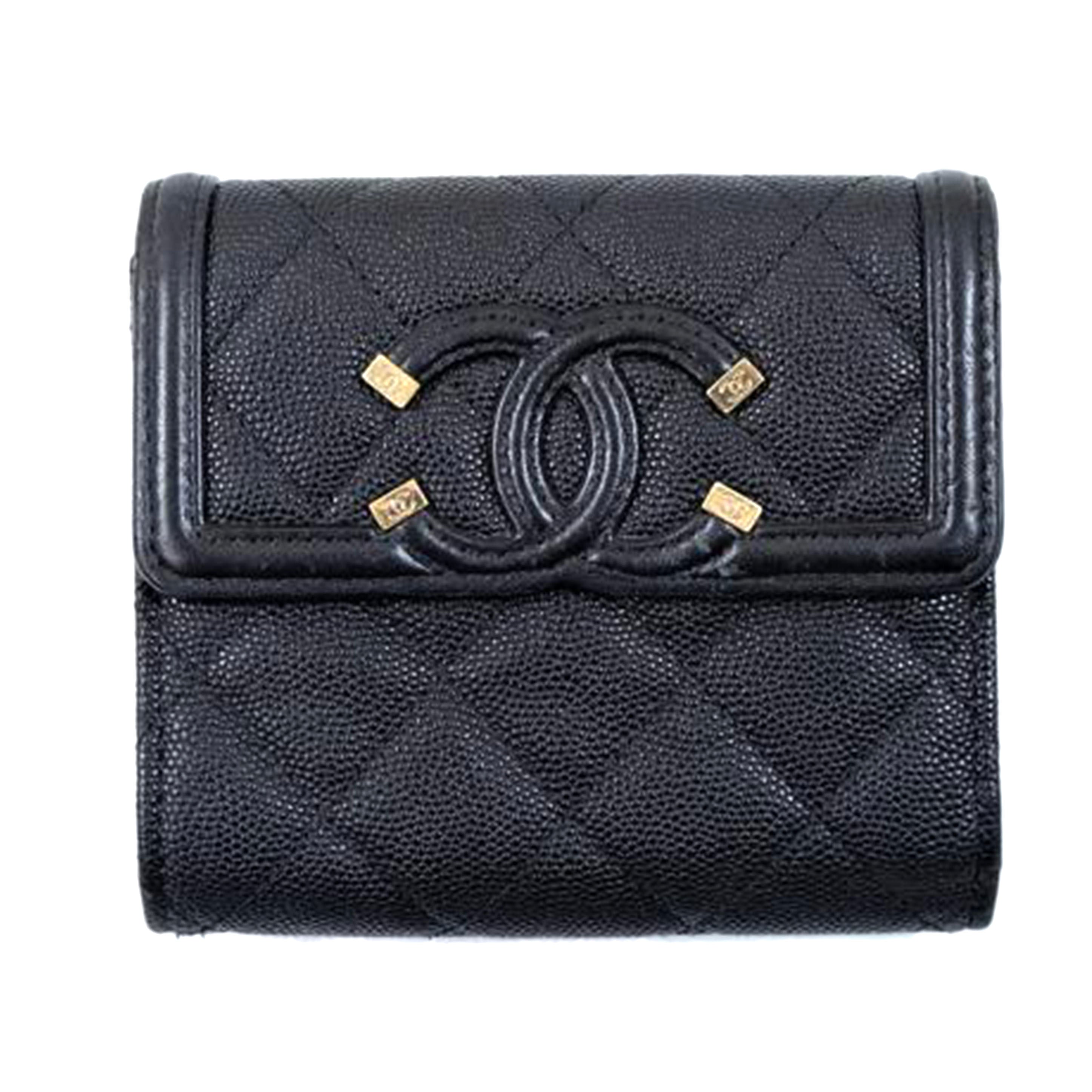 CHANEL シャネル/CCフィリグリーマトラッセ3つ折り財布/A81940//28786295/Aランク/71
