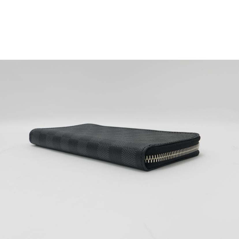 LOUIS VUITTON ルイヴィトン 黒 市松模様 ラウンドファスナー 長財布 メンズ/ジッピーウォレット・ヴェルティカル/ダミエグラフィット/N63095//CA0137/SAランク/69