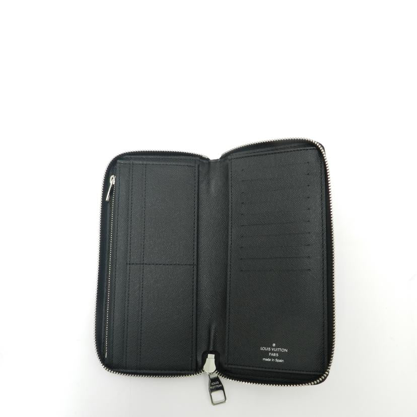 LOUIS VUITTON ルイヴィトン 黒 市松模様 ラウンドファスナー 長財布 メンズ/ジッピーウォレット・ヴェルティカル/ダミエグラフィット/N63095//CA0137/SAランク/69