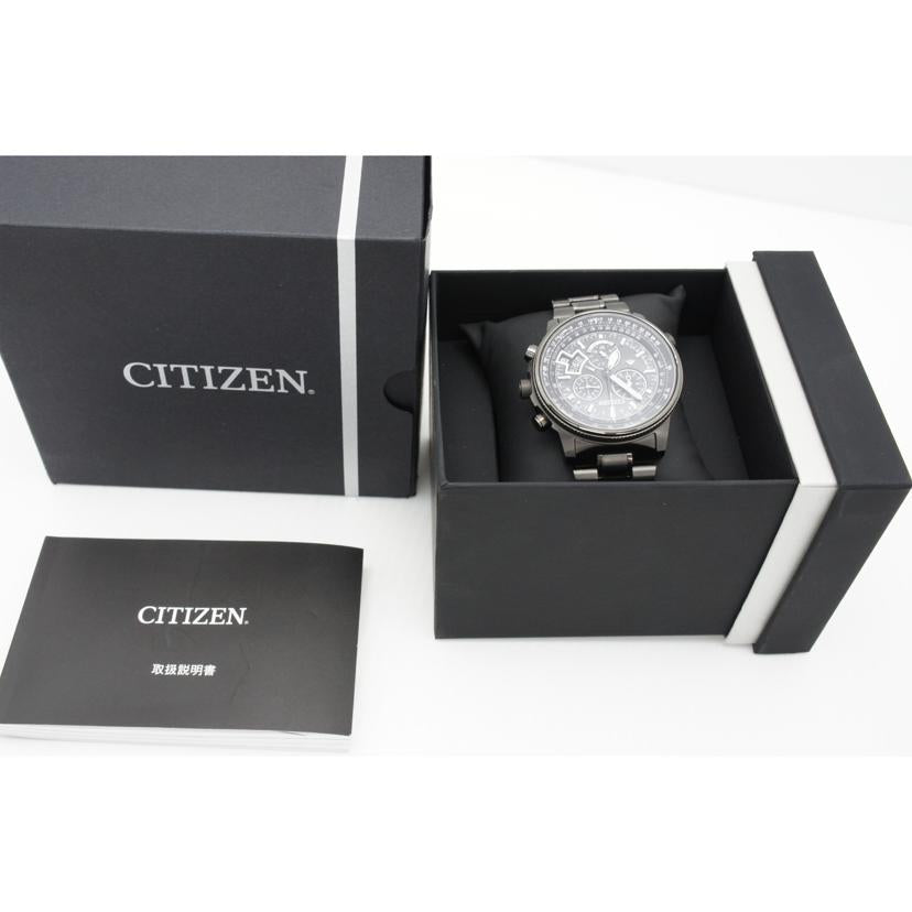 CITIZEN シチズン/プロマスタースカイ・クロノグラフ/電波ソーラー/BY0084-56E//571010022/Aランク/75