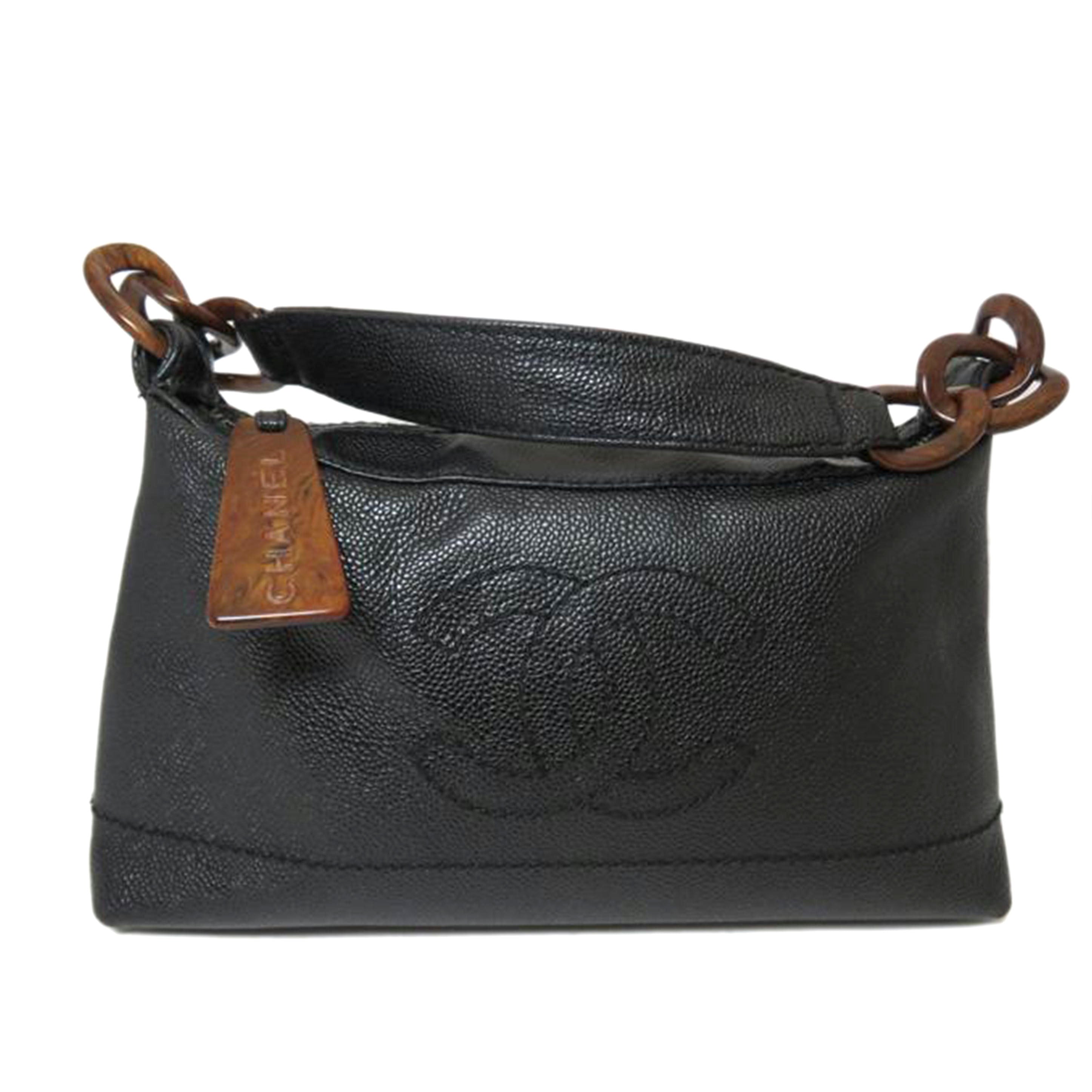 CHANEL シャネル/キャビアスキンココマークワンショルダー//7370237/ABランク/90