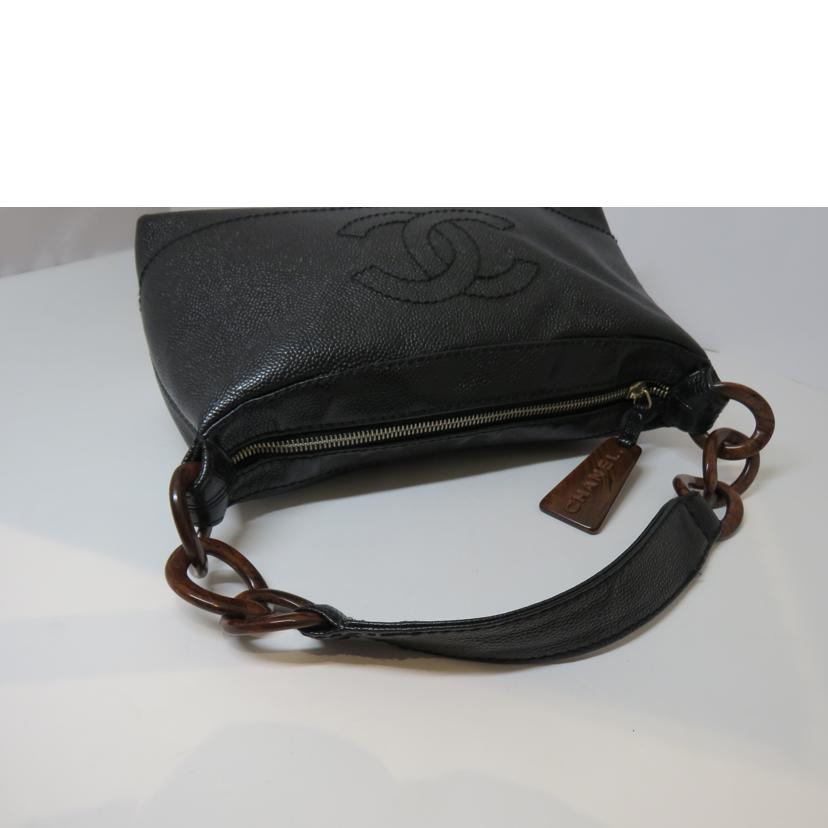 CHANEL シャネル/キャビアスキンココマークワンショルダー//7370237/ABランク/90