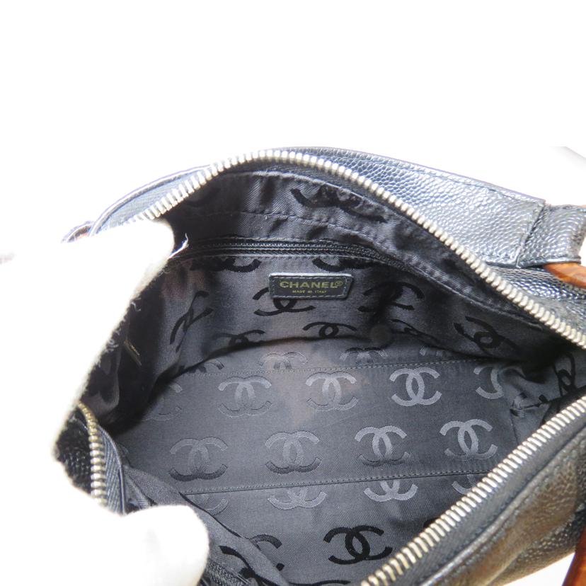 CHANEL シャネル/キャビアスキンココマークワンショルダー//7370237/ABランク/90