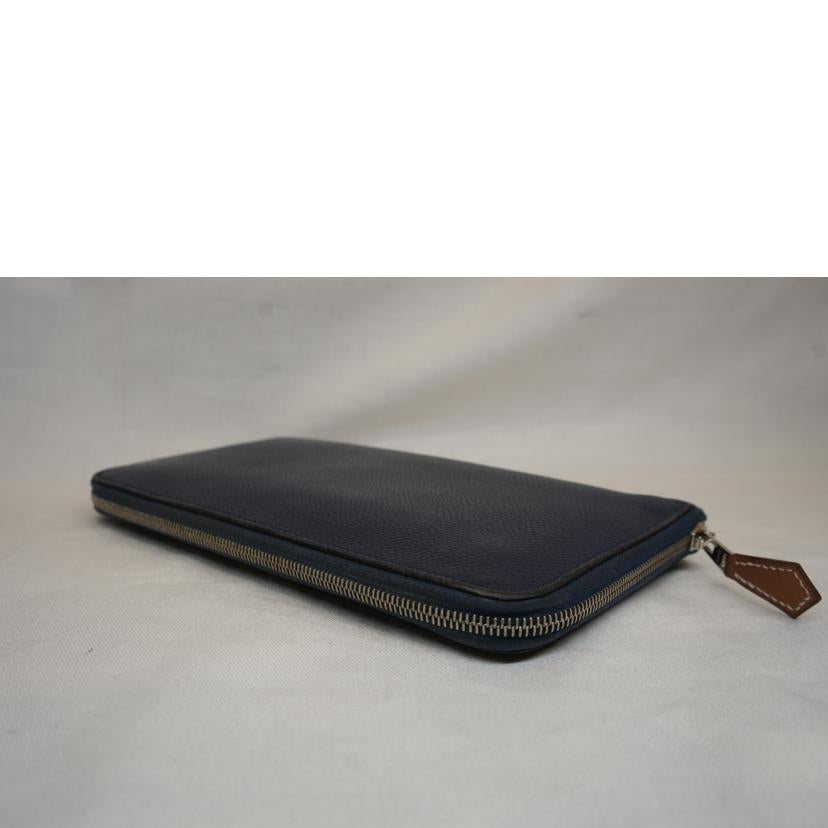 HERMES エルメス/ アザップロングシルクイン 紺//T/Bランク/92
