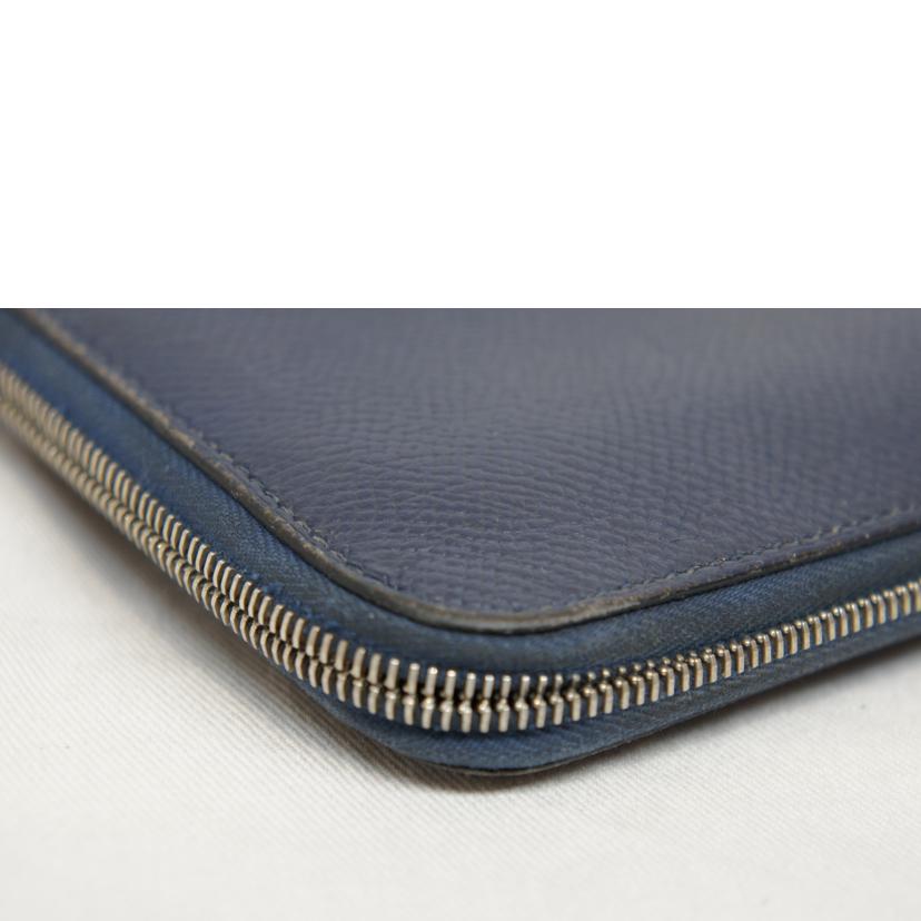 HERMES エルメス/ アザップロングシルクイン 紺//T/Bランク/92