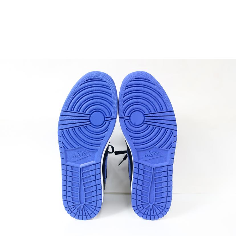 NIKE ナイキ/エアジョーダン1ミッド AIR JORDAN 1 MID/29.5cm/ブラック×ブルー/554724-068//Aランク/65