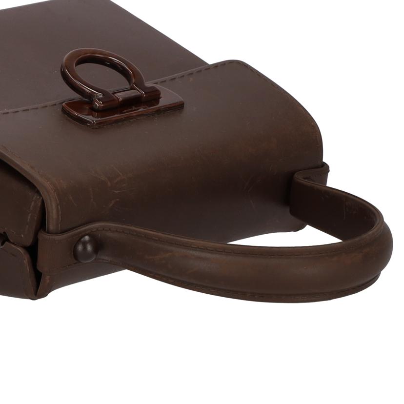 Salvatore Ferragamo サルヴァトーレ フェラガモ/ガンチーニ ラバーハンドバッグ/217143//Bランク/75