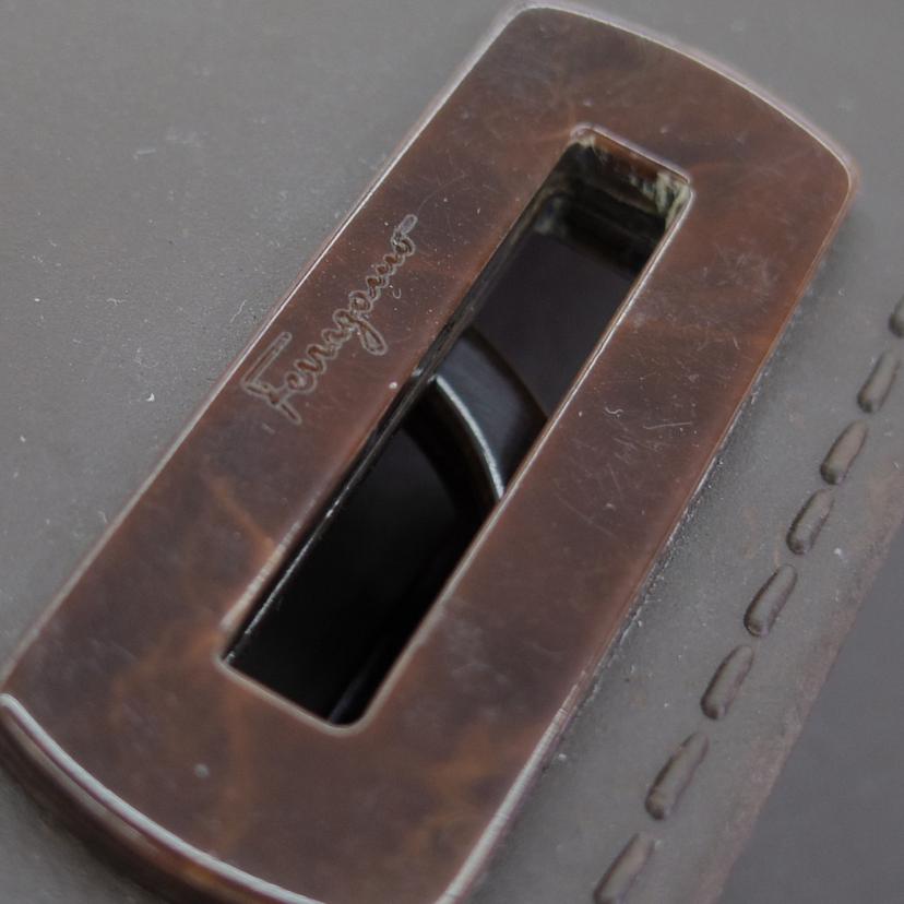 Salvatore Ferragamo サルヴァトーレ フェラガモ/ガンチーニ ラバーハンドバッグ/217143//Bランク/75