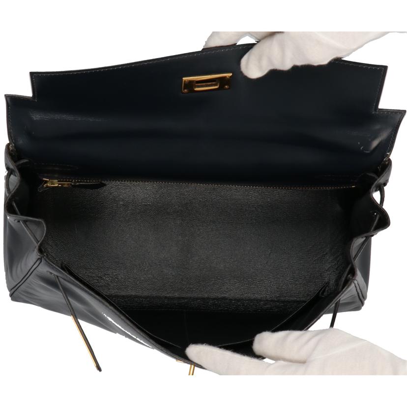 HERMES エルメス/ヴィンテージ/ケリー32/紺//2H○S刻印/ABランク/75