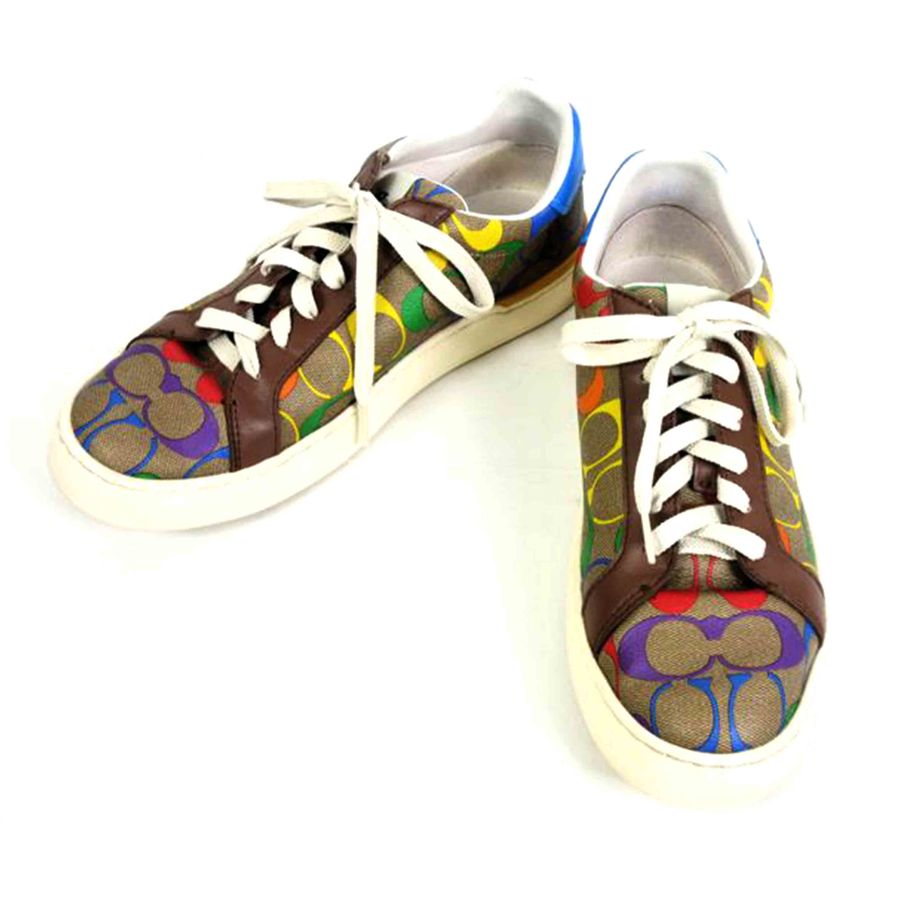 COACH コーチ/COACH シグネチャーマルチスニーカー 25.5cm/CA008//ABランク/70