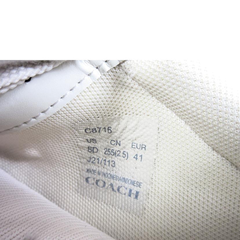 COACH コーチ/COACH レザースニーカー 25.5cm/C8809//ABランク/70