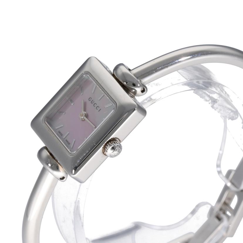 GUCCI グッチ /バングルウォッチ・ピンクシェル/レディース/クォーツ/YA019519//13406651/ABランク/75