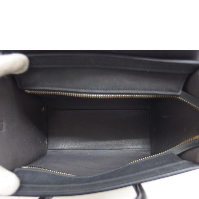 CELINE セリーヌ ハンドバッグ ショルダーバッグ/ラゲージナノショッパー/トリコロール/2WAYバッグ//S-A******/Bランク/04