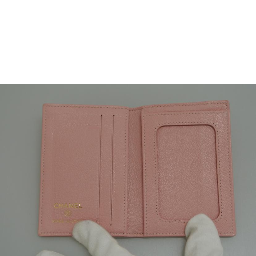 CHANEL シャネル/レザーカード ピンク//22798248/Bランク/87