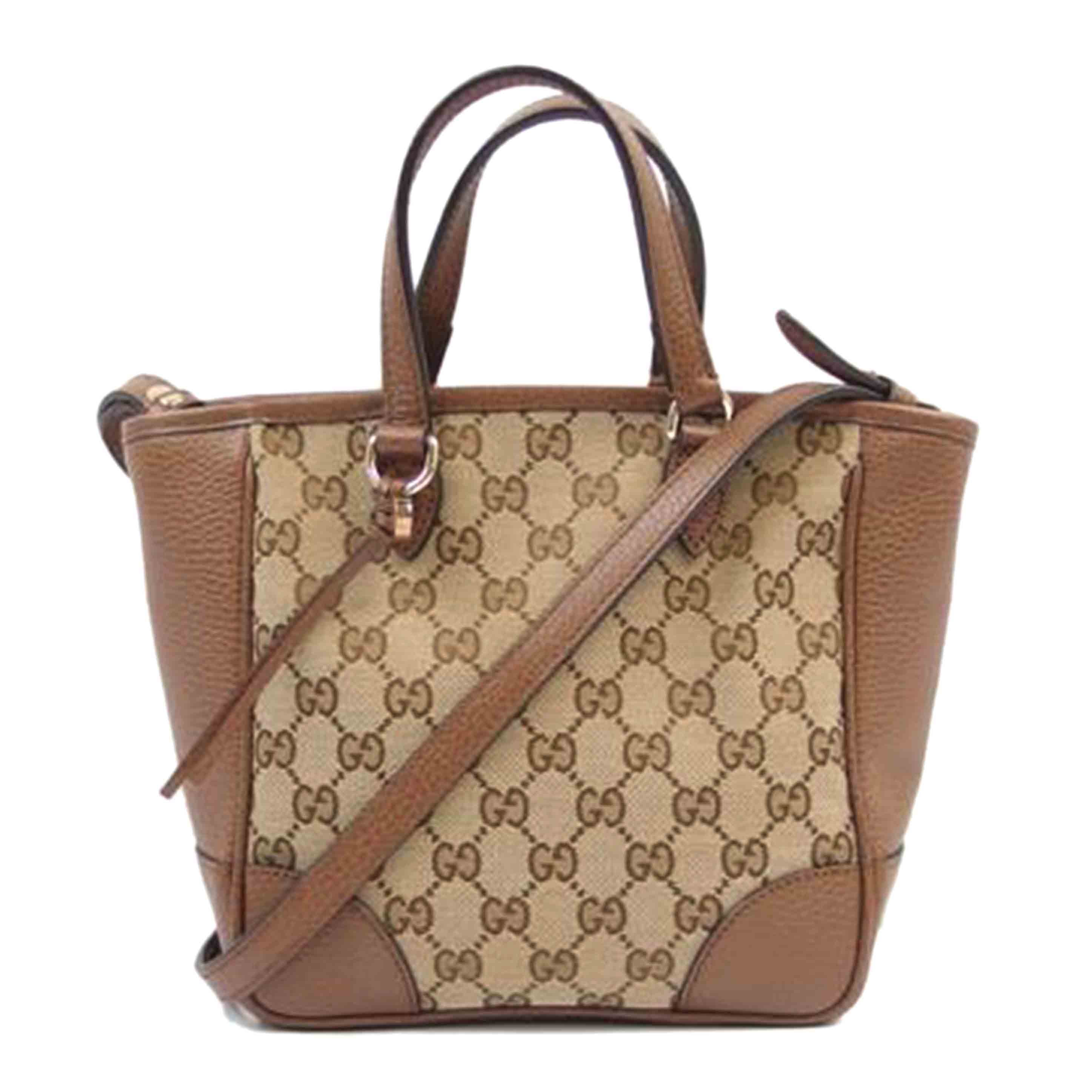 GUCCI グッチ/GGキャンバスレザースモールトートバッグ/2way/アウトレット品/449241//493***/Aランク/83