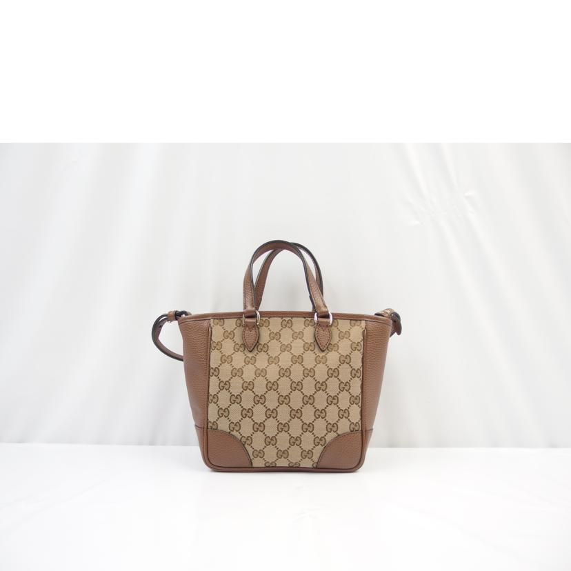 GUCCI グッチ/GGキャンバスレザースモールトートバッグ/2way/アウトレット品/449241//493***/Aランク/83